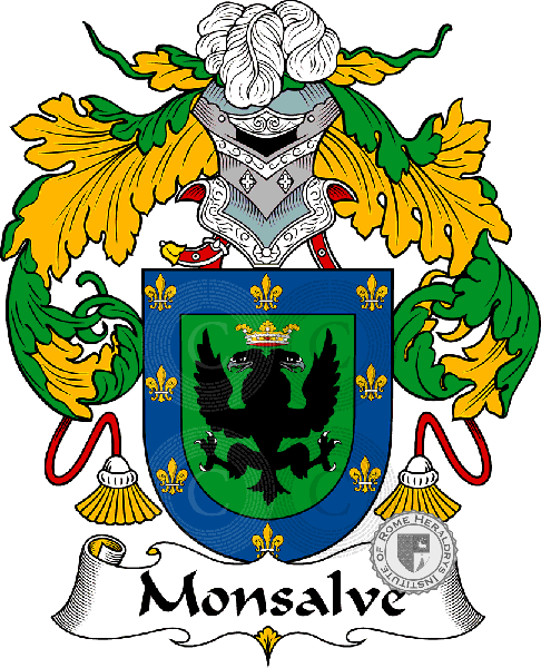 Coat of arms of family Monsalve