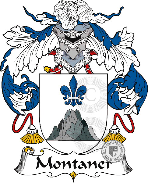 Coat of arms of family Montaner
