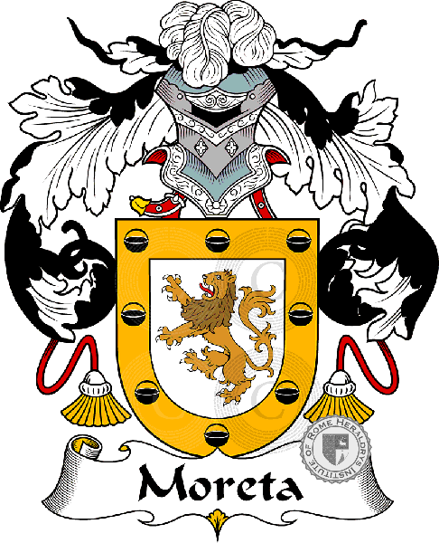 Coat of arms of family Moreta
