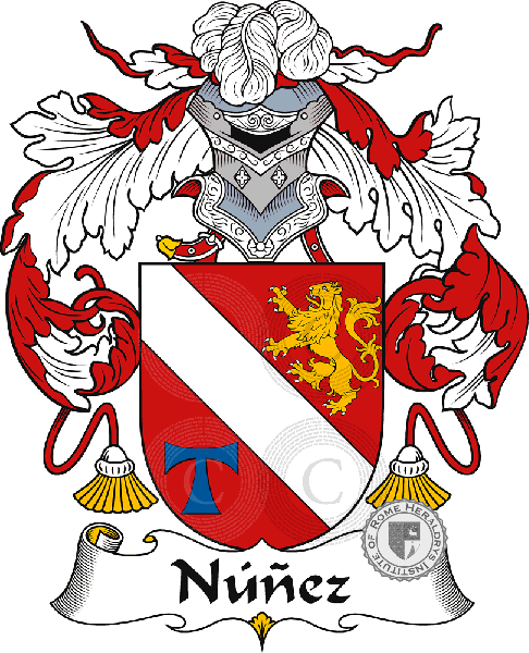 Coat of arms of family Núñez