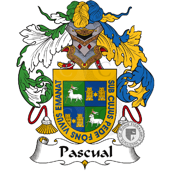 Escudo de la familia Pascual