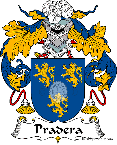 Coat of arms of family Pradera
