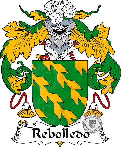 Coat of arms of family Rebolledo