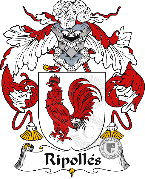 Coat of arms of family Ripollés