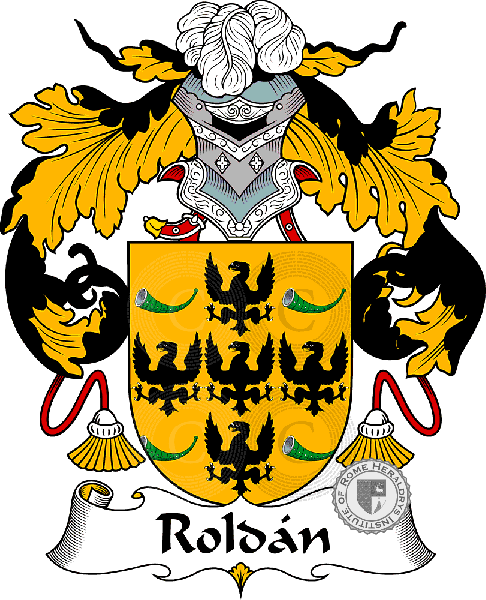 Coat of arms of family Roldán