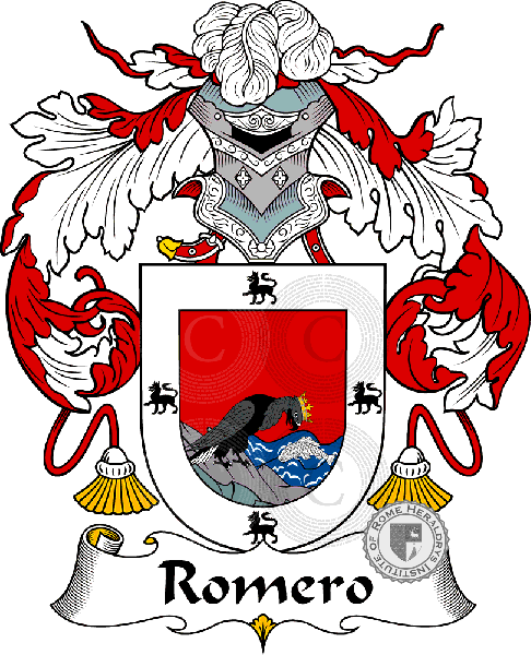 Coat of arms of family Romero Motezuma