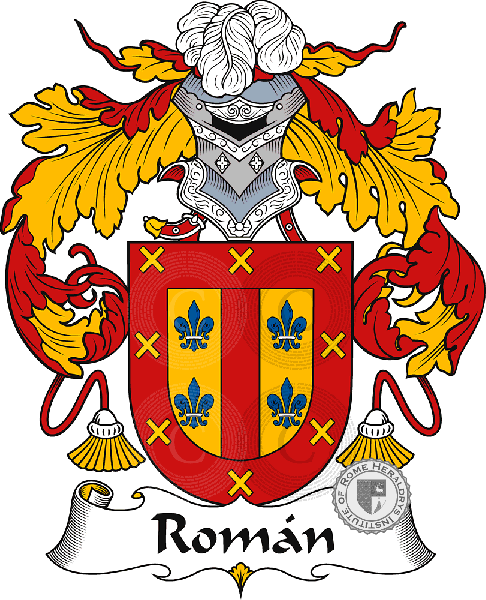 Coat of arms of family Román