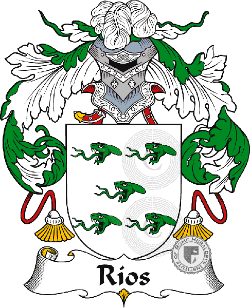 Coat of arms of family Ríos
