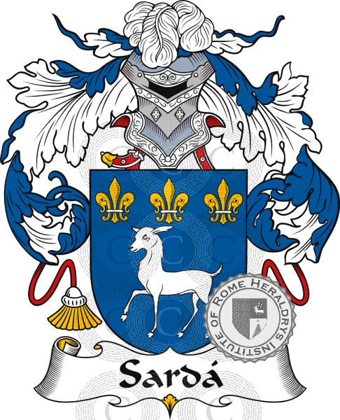 Coat of arms of family Sardá