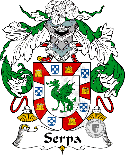 Wappen der Familie Serpa