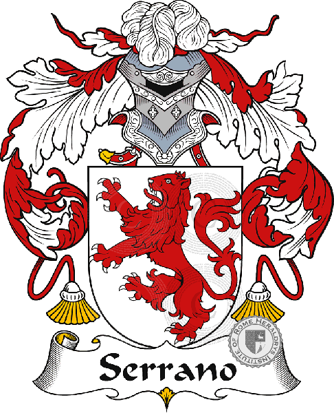 Wappen der Familie Serrano