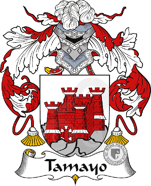 Coat of arms of family Tamayo