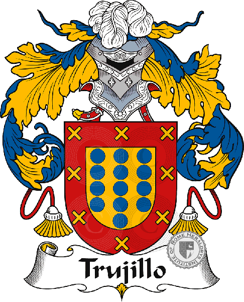 Coat of arms of family Trujillo