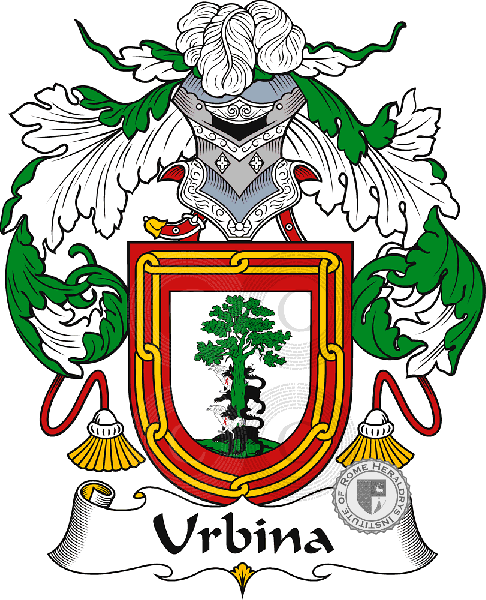 Wappen der Familie Urbina