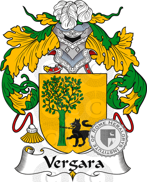 Coat of arms of family Vergara