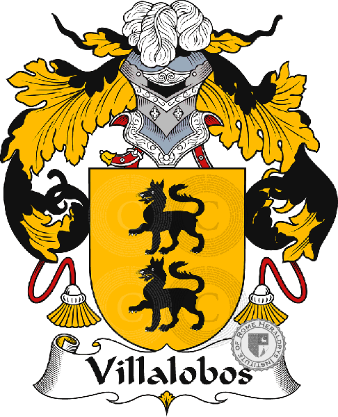 Coat of arms of family Villalobos