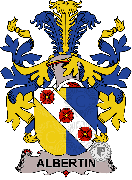 Coat of arms of family Albertin
