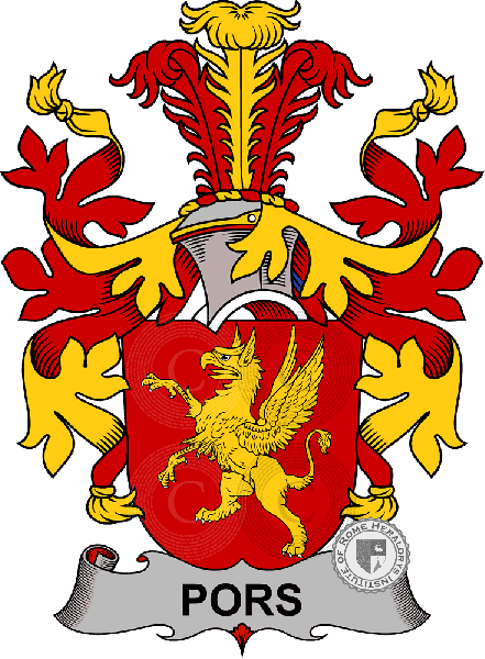 Coat of arms of family Pors