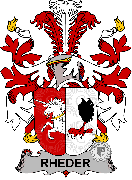 Coat of arms of family Rheder