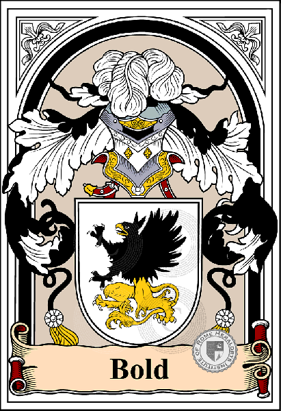 Coat of arms of family Bold