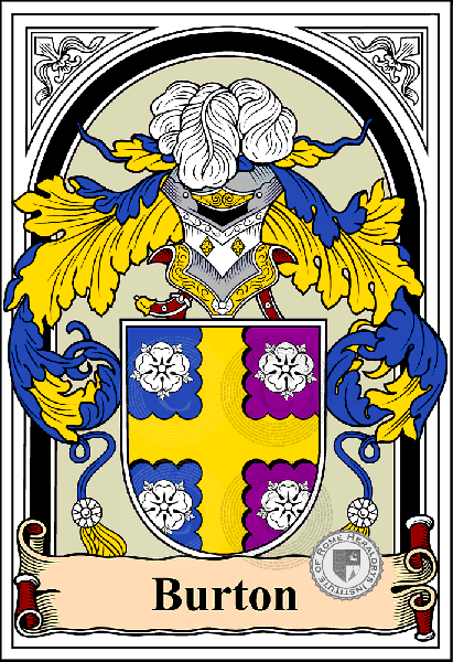 Coat of arms of family Burton