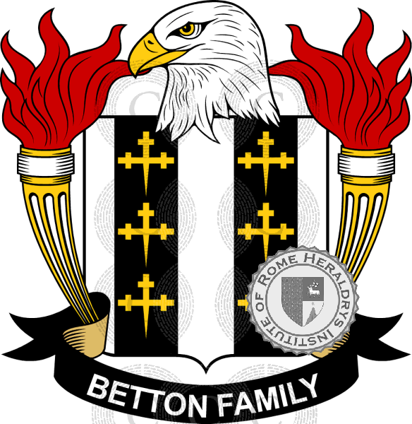 Coat of arms of family Betton
