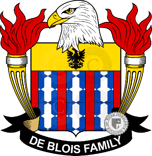 Brasão da família De Blois