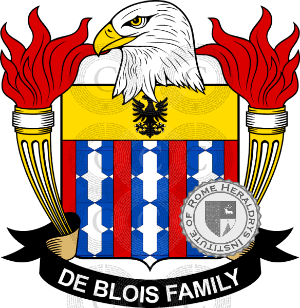 Coat of arms of family De Blois