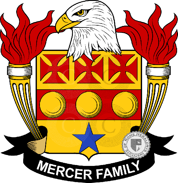Coat of arms of family Mercer