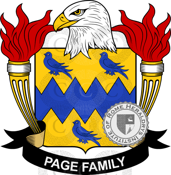 Escudo de la familia Page