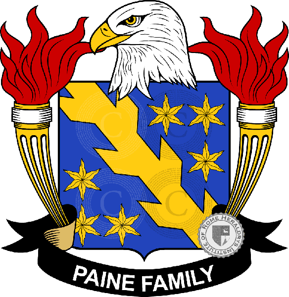 Coat of arms of family Paine