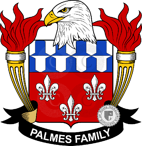 Coat of arms of family Palmes