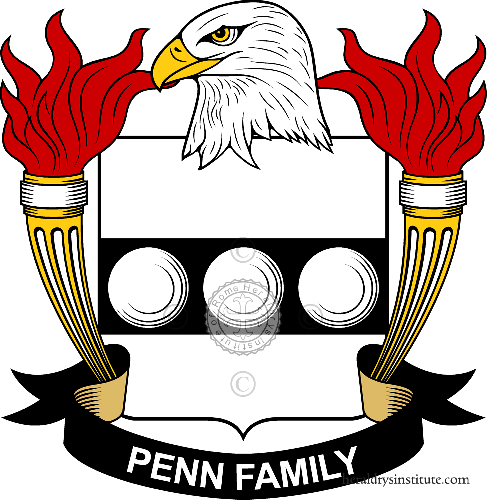 Coat of arms of family Penn