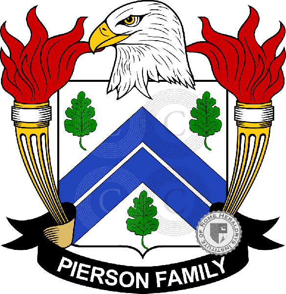 Coat of arms of family Pierson