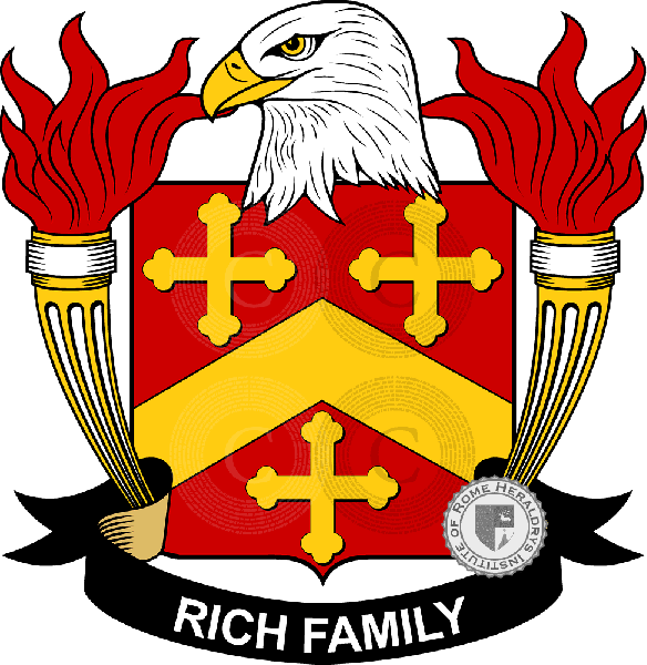 Coat of arms of family Rich