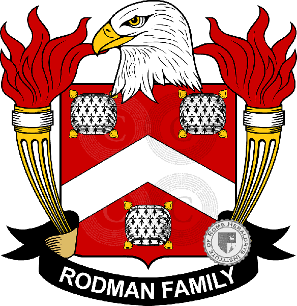 Escudo de la familia Rodman