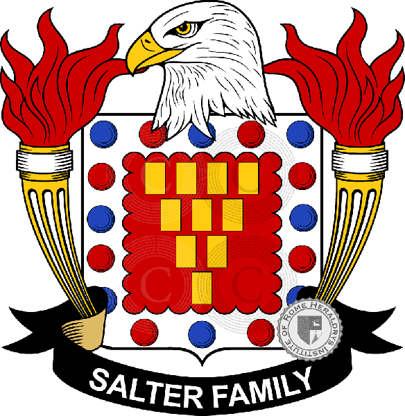 Coat of arms of family Salter