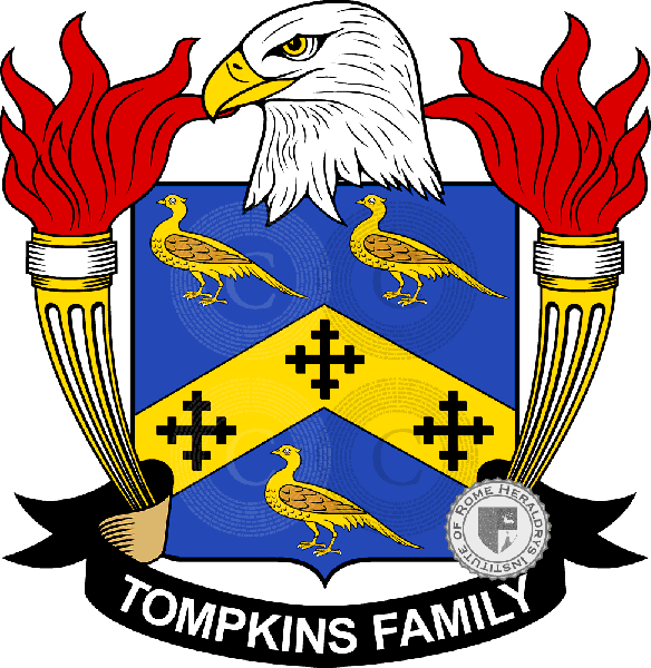 Coat of arms of family Tompkins
