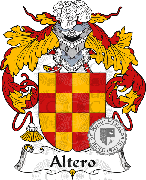 Coat of arms of family Altero