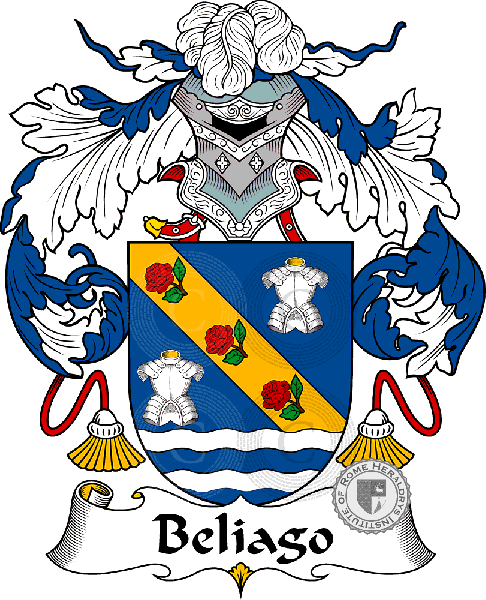 Coat of arms of family Beliago