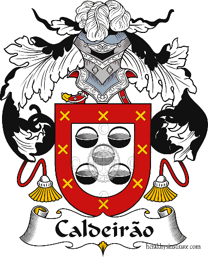 Coat of arms of family Caldeirão