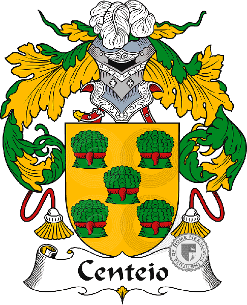 Coat of arms of family Centeio