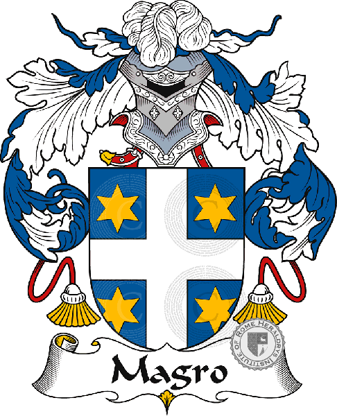 Coat of arms of family Magro