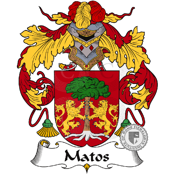 Coat of arms of family Matos, Mattos
