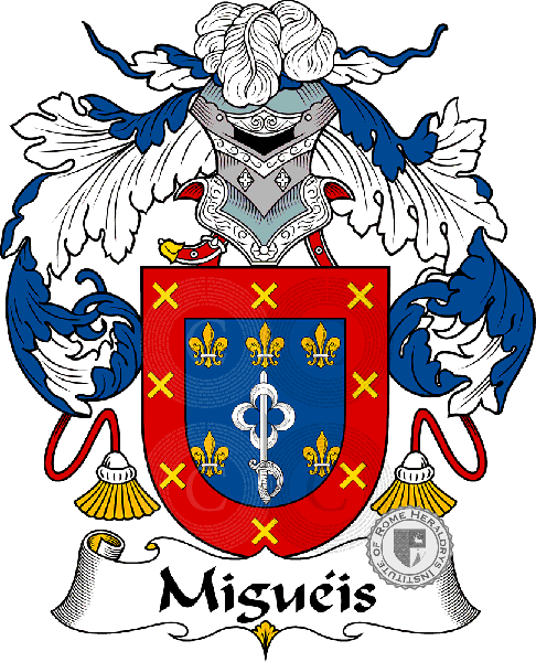 Coat of arms of family Miguéis