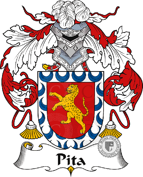 Coat of arms of family Pita ou Pitta