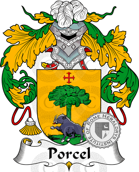 Escudo de la familia Porcel