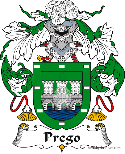 Coat of arms of family Prego