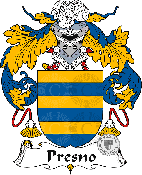 Escudo de la familia Presno