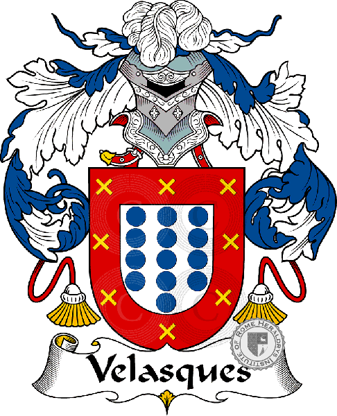 Coat of arms of family Velasques, Velasquez